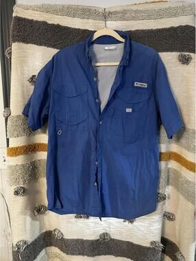 Columbia PFG Bahama Short Sleeve Fishing Shirt | Size Small | Good Condition